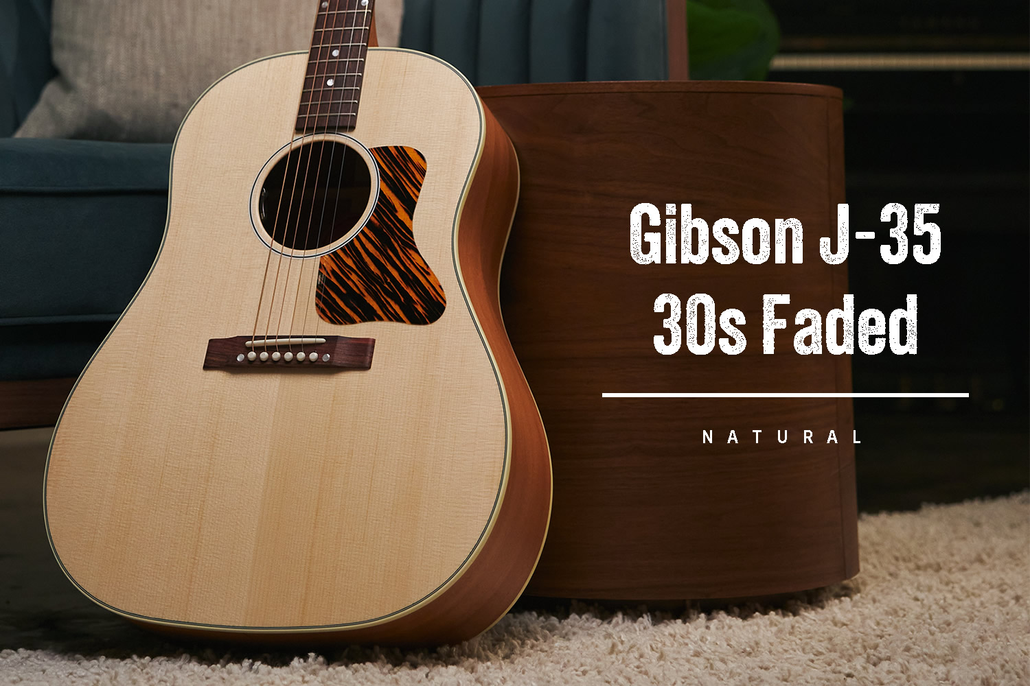 伝説のギブソン J-35に迫るヴィンテージ感溢れる風格、Gibson J-35 30s Faded！