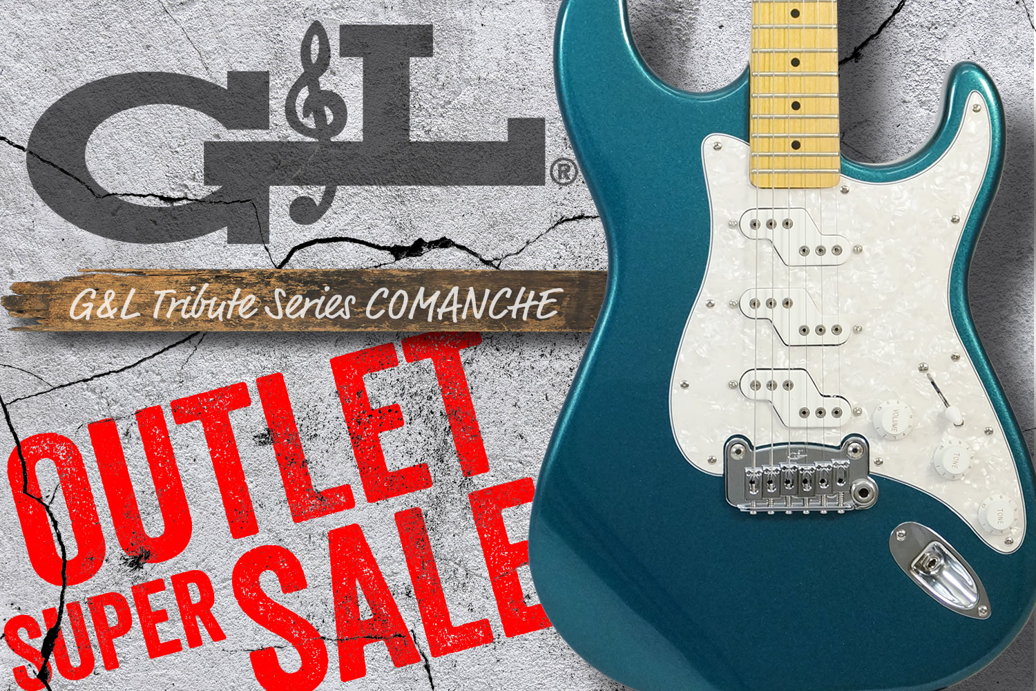 春のG&L祭り！「G&L Tribute Series COMANCHE」が現品限りのアウトレット！