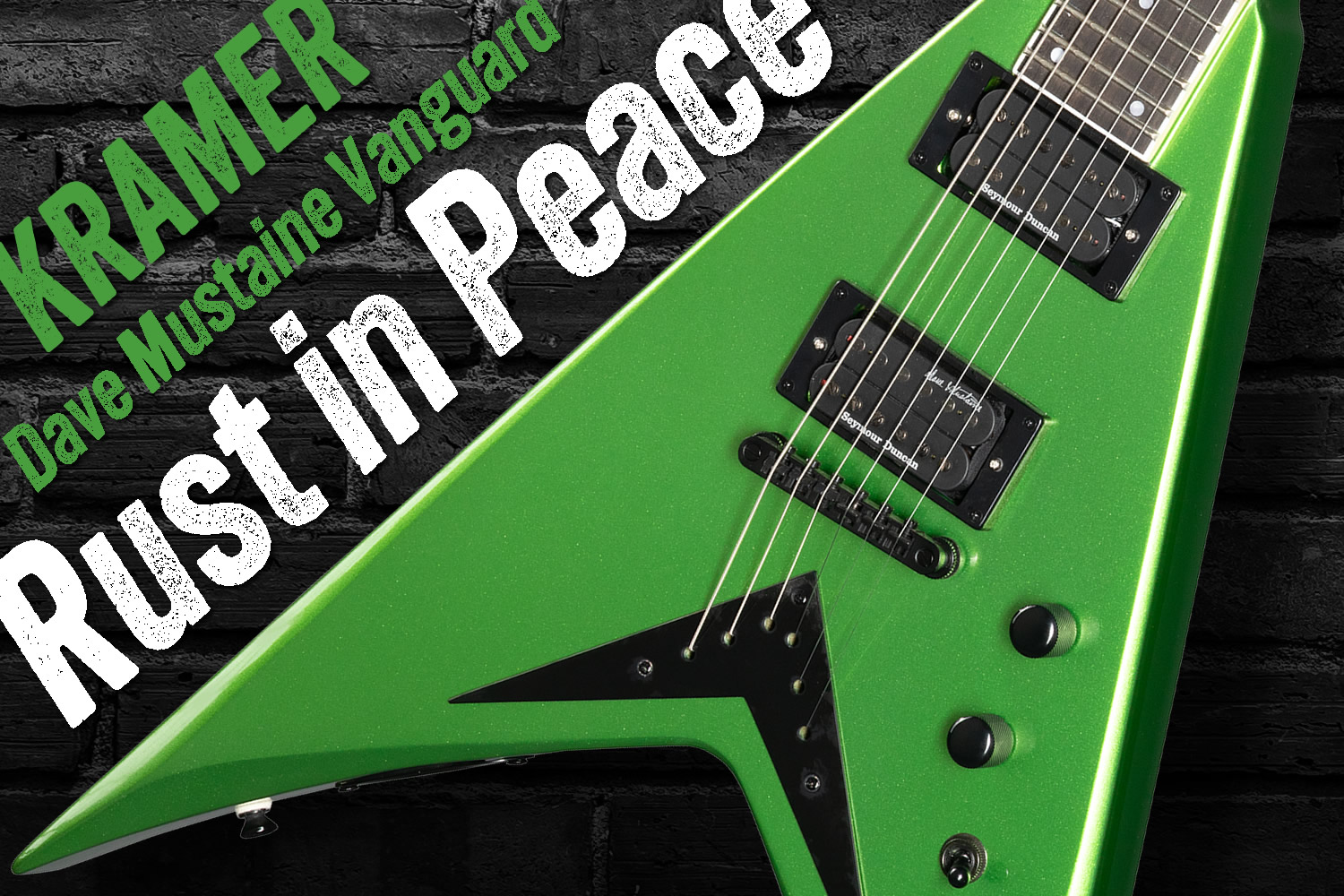 Rust in Peace！クレイマーによるデイヴ・ムステイン・シグネイチャー！