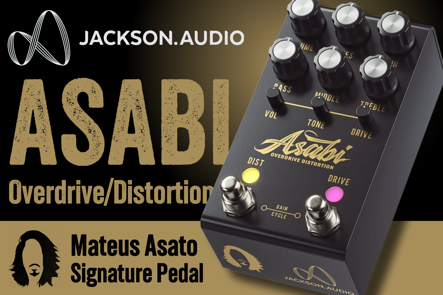 ジャクソン・オーディオによるMateus Asatoシグネチャーペダル「ASABI」！