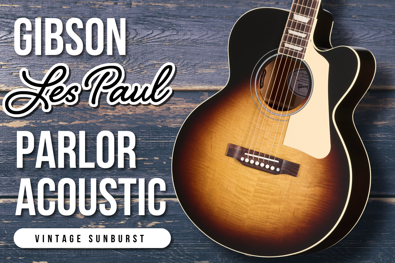 ギブソン・レスポールの魅力をアコギに落とし込んだ「Les Paul Parlor Acoustic」