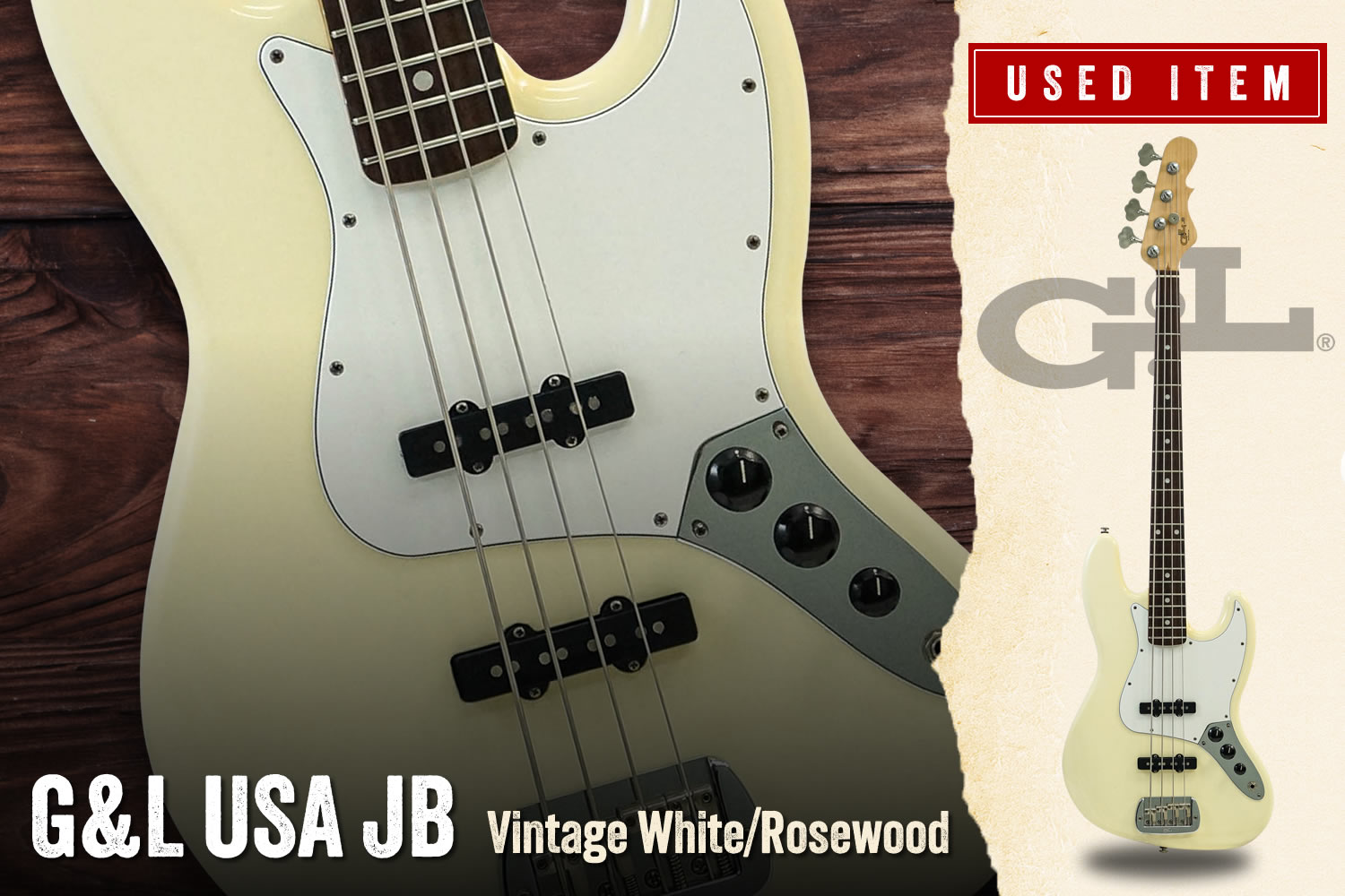 特選中古品!G&L USA製の「JB」が中古で入荷!