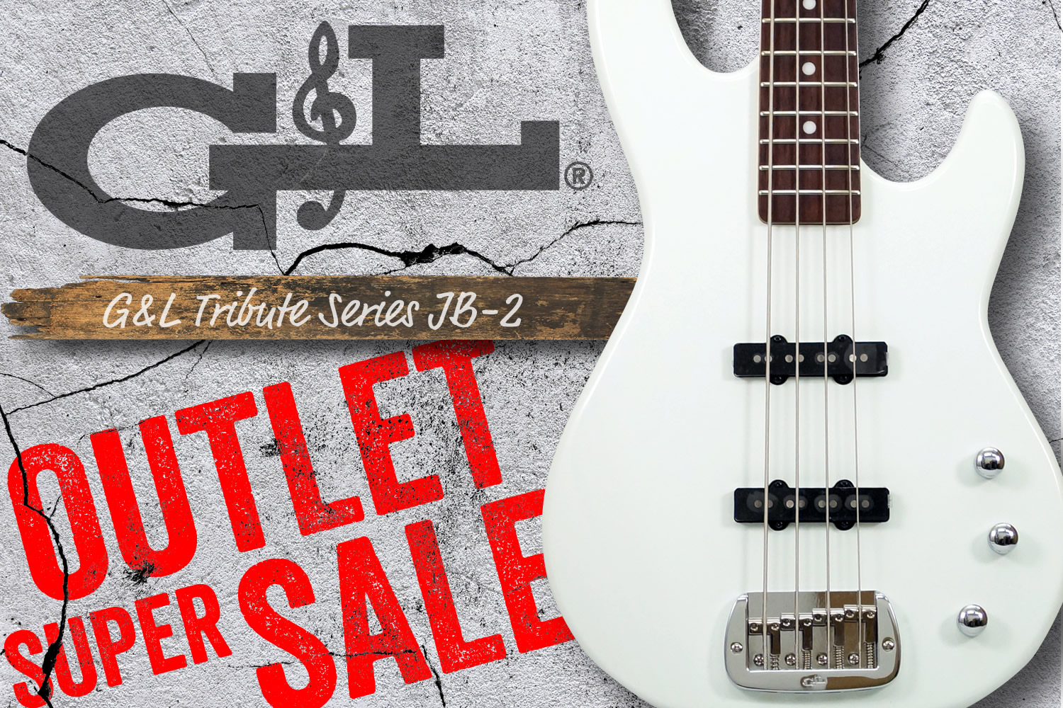 G&L祭り!「G&L Tribute Series JB-2」が現品限りのアウトレット超特価!