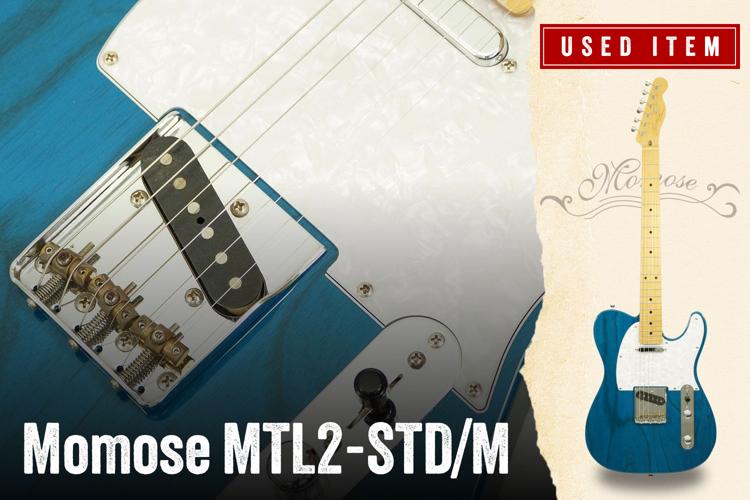 特選中古品！MomoseによるヴィンテージTLスタイル「MTL2-STD/M」が中古で入荷！