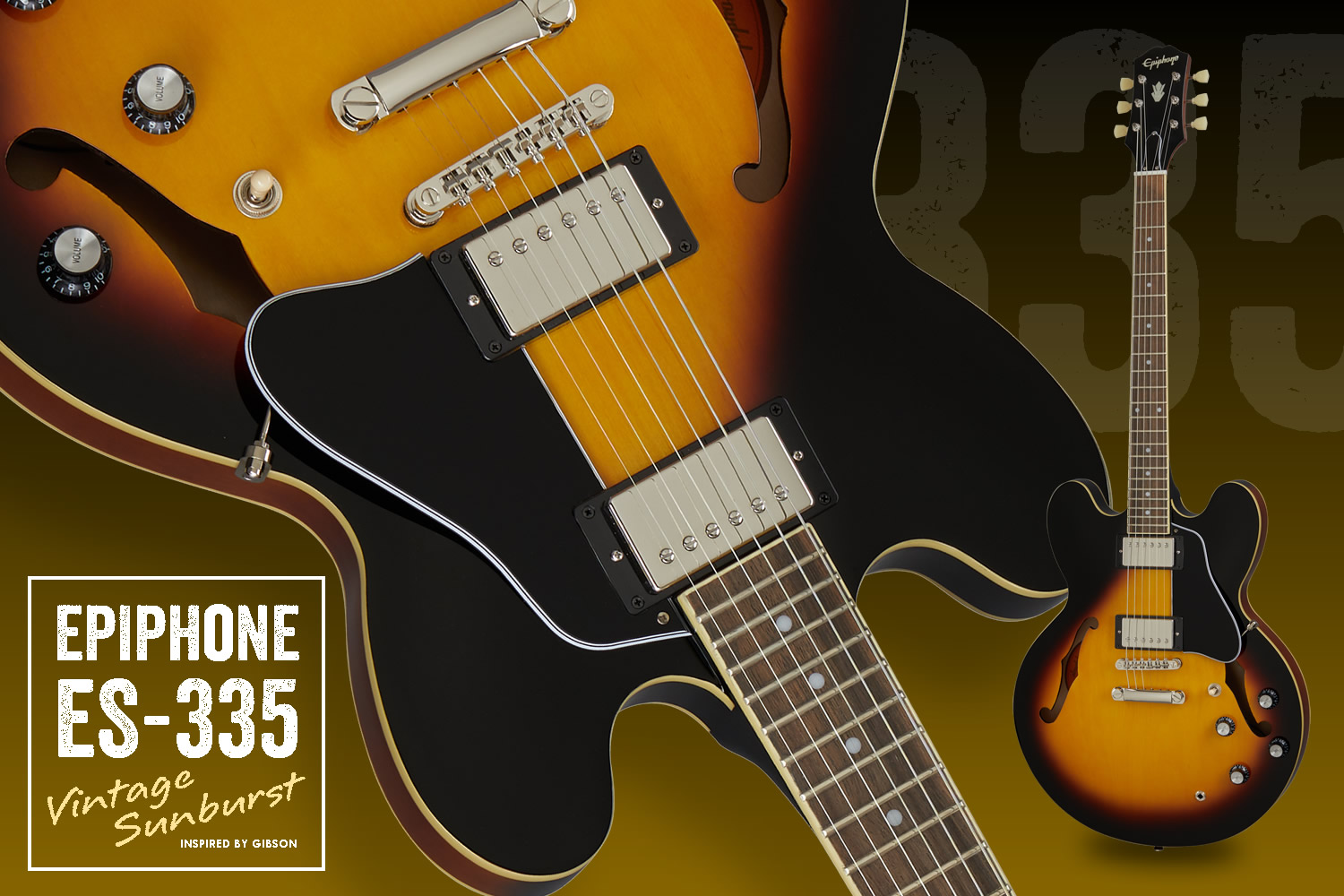 ギブソン直系エピフォンによる「ES-335」！