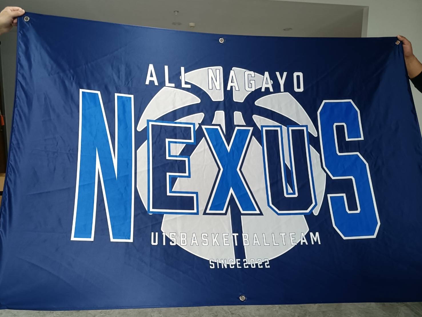 【制作事例】NEXUS様(長崎県):フルカスタム昇華横断幕