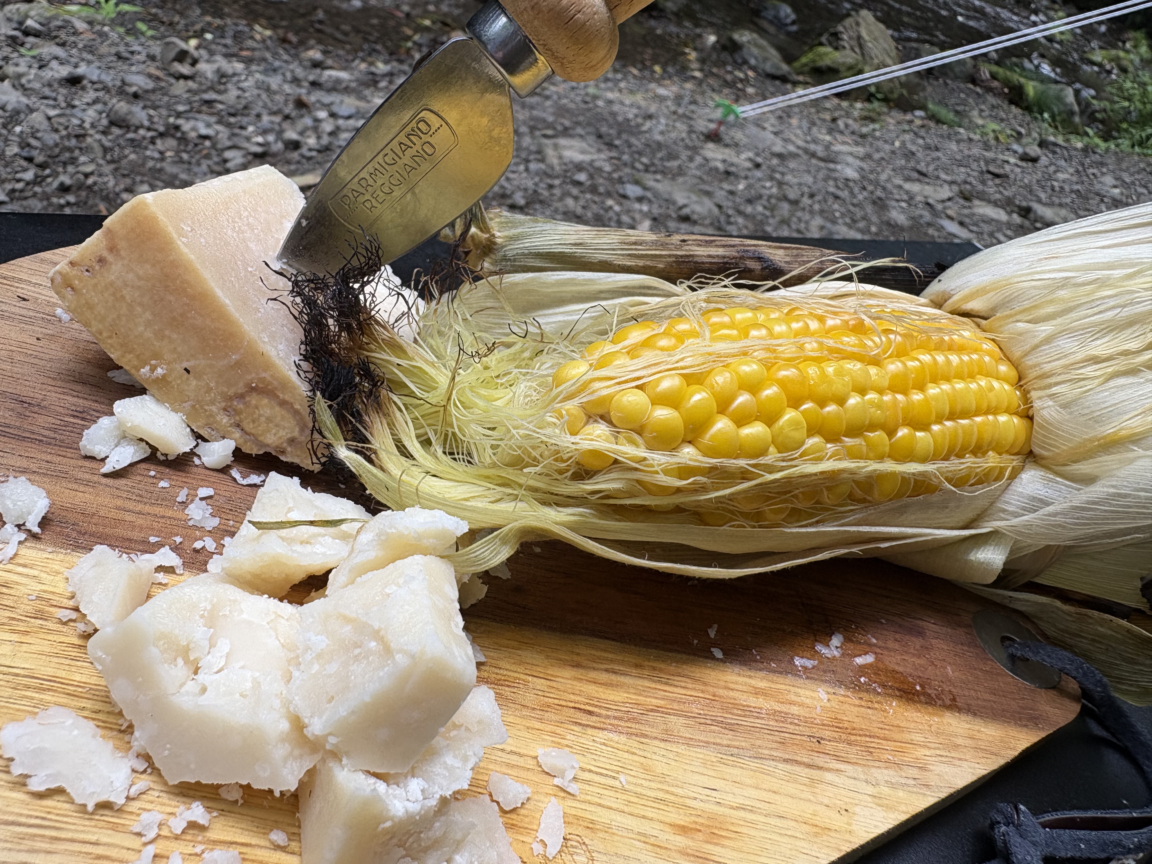 🌽とうもろこしとパルミジャー・ノレジャーノ🧀