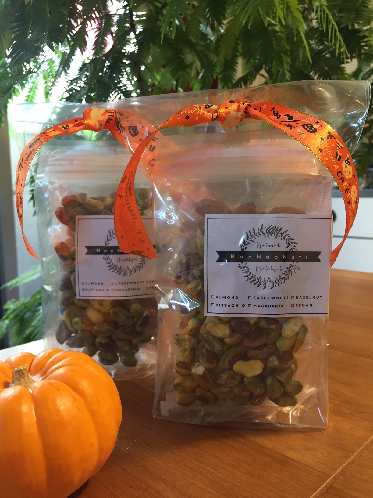 40gナッツ詰め合わせギフトのハロウィンバージョンを作りました！
