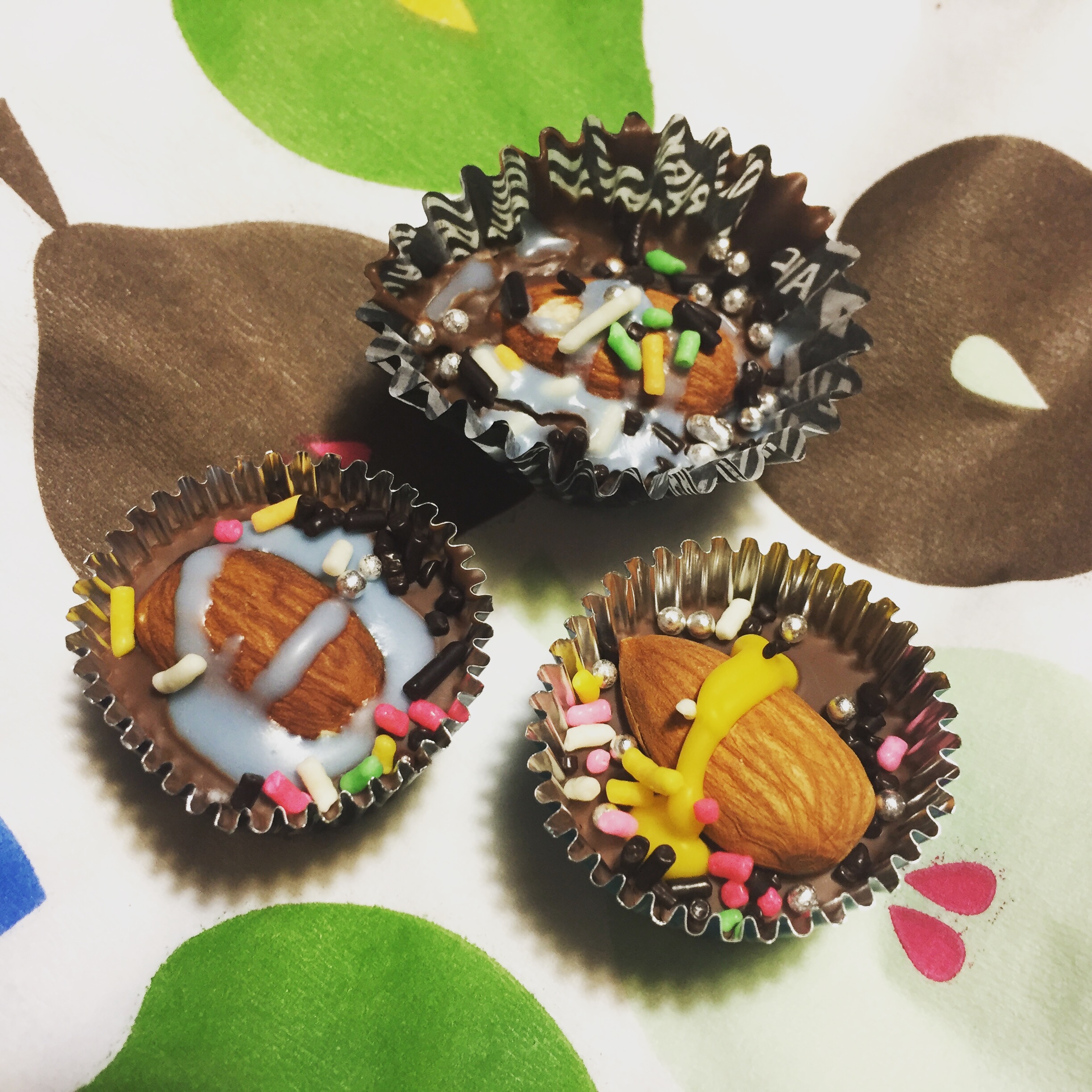 アーモンドを使ったチョコレート