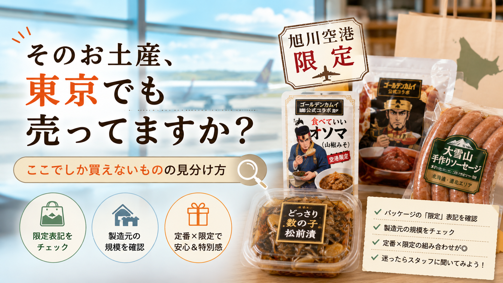 これって現地でしか買えないの？お土産店スタッフが教える見分け方