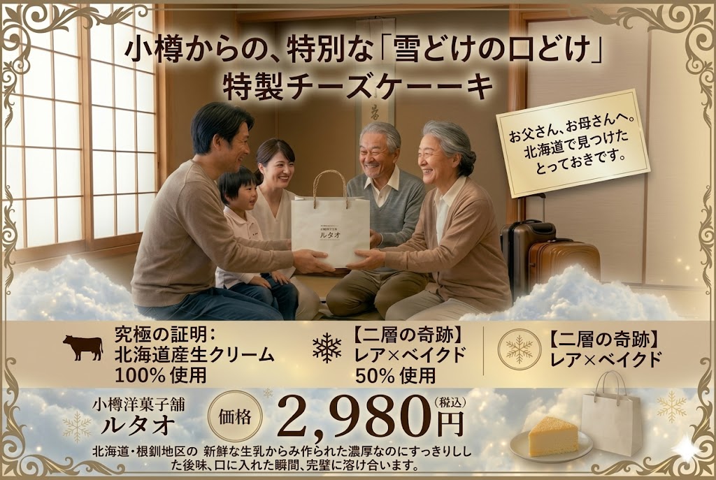 言葉より先に気持ちを届けたい。北海道スイーツの使い方、3つの場面