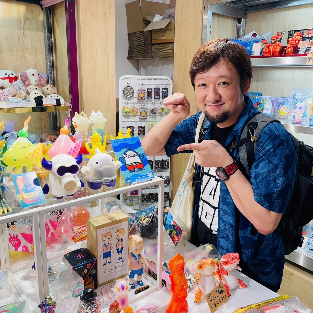 ソフビのサンプル展示が始まりました！