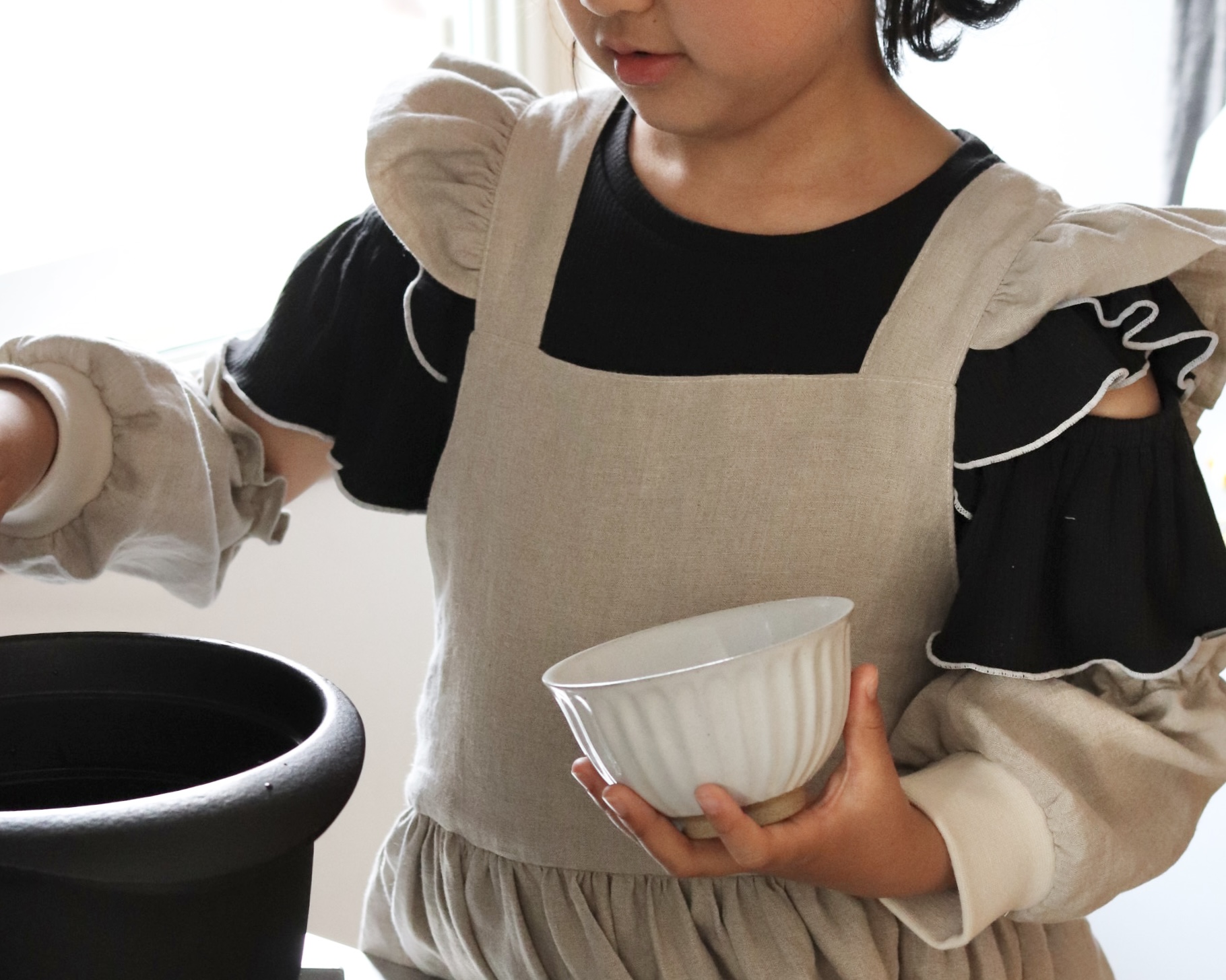 暑いから、かっぽう着はやめるって言われた話。