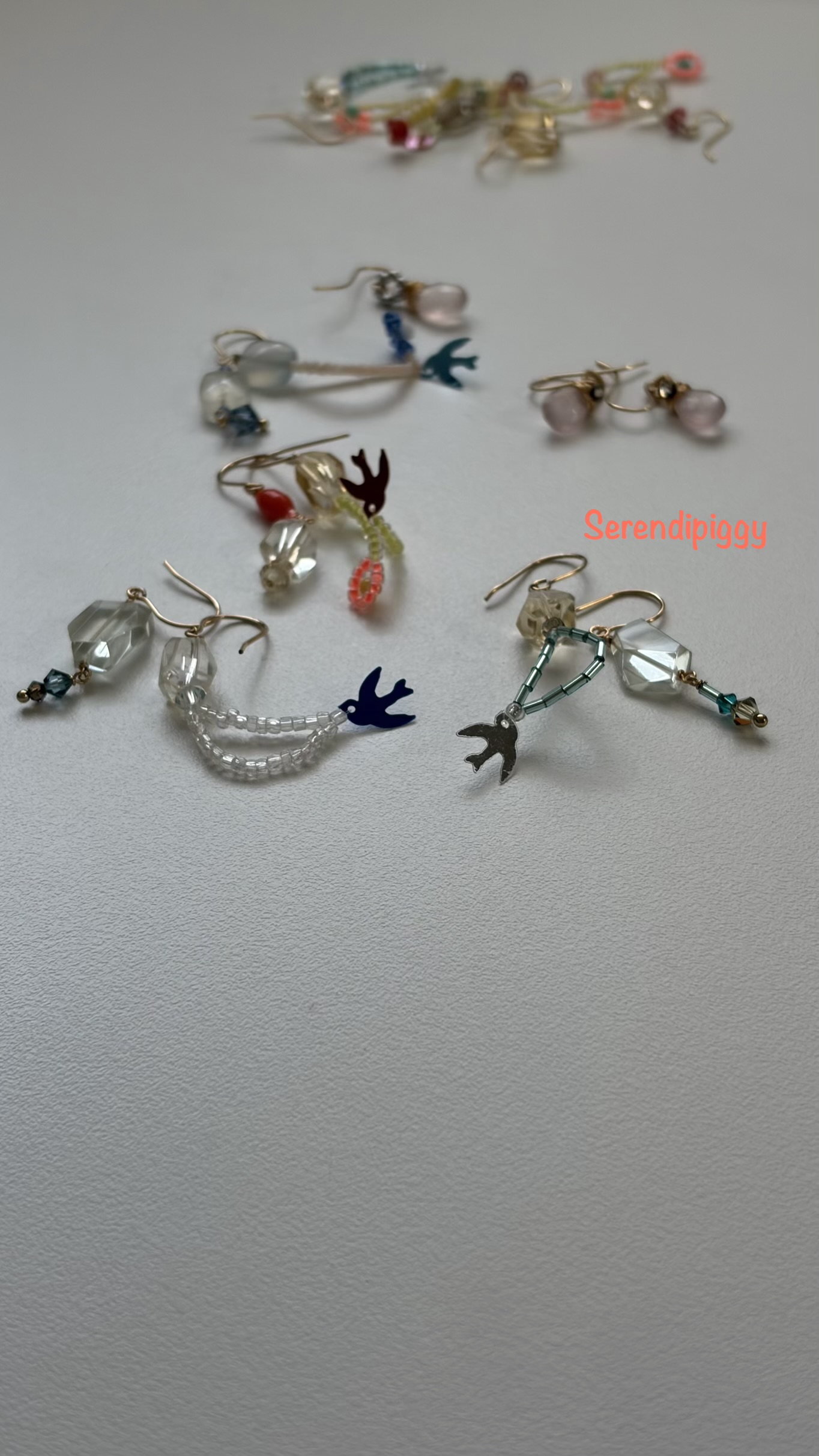 新作のピアス（イヤリング）できました！