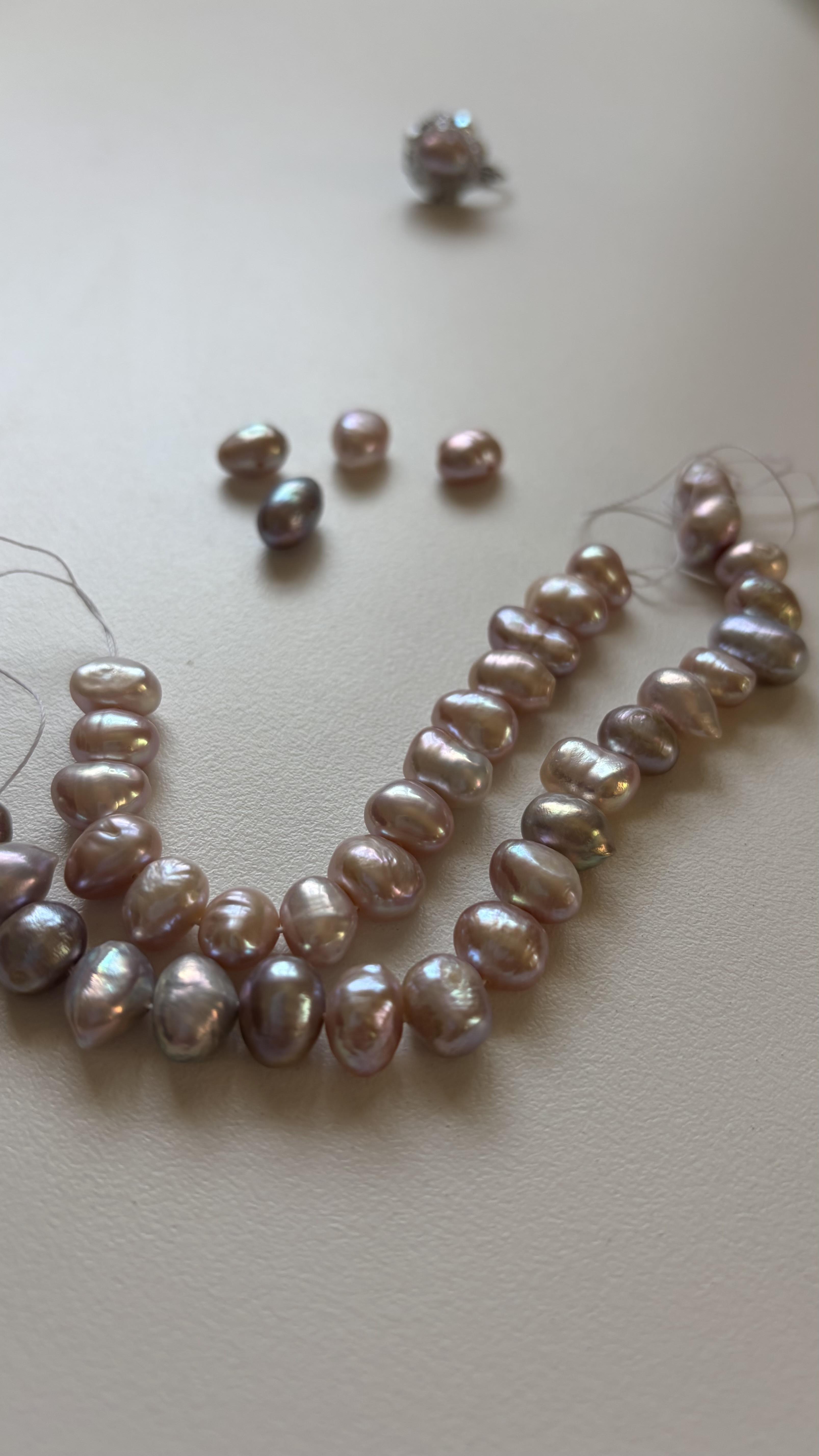 さくら色のパールのイヤリング*