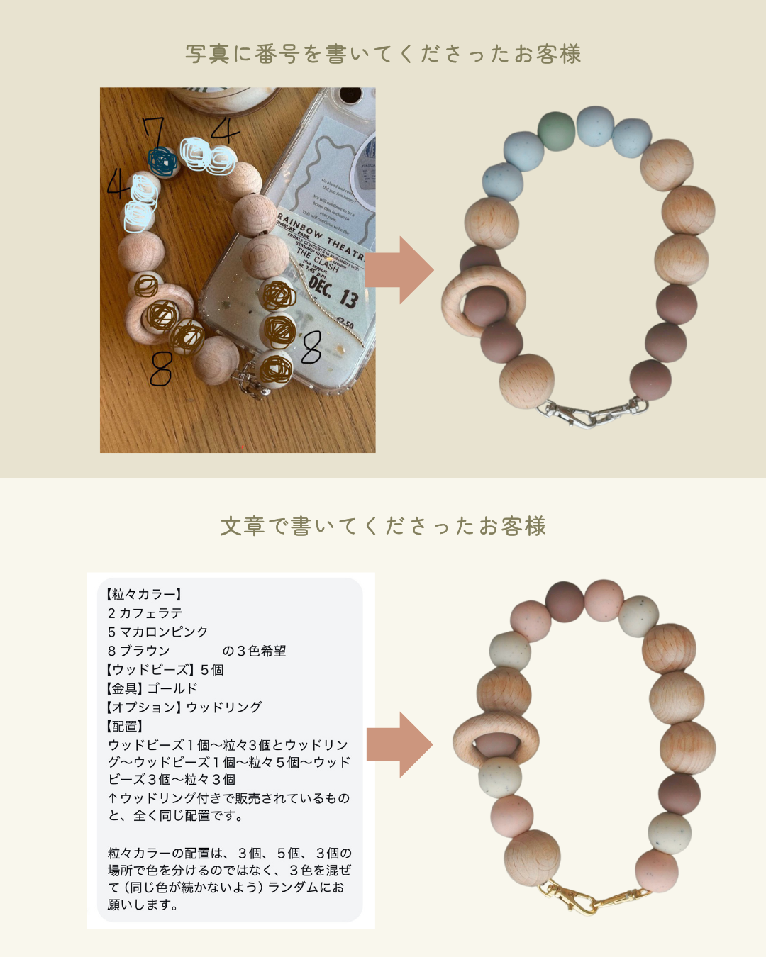 【 フルオーダー 】　お客様のオーダー例