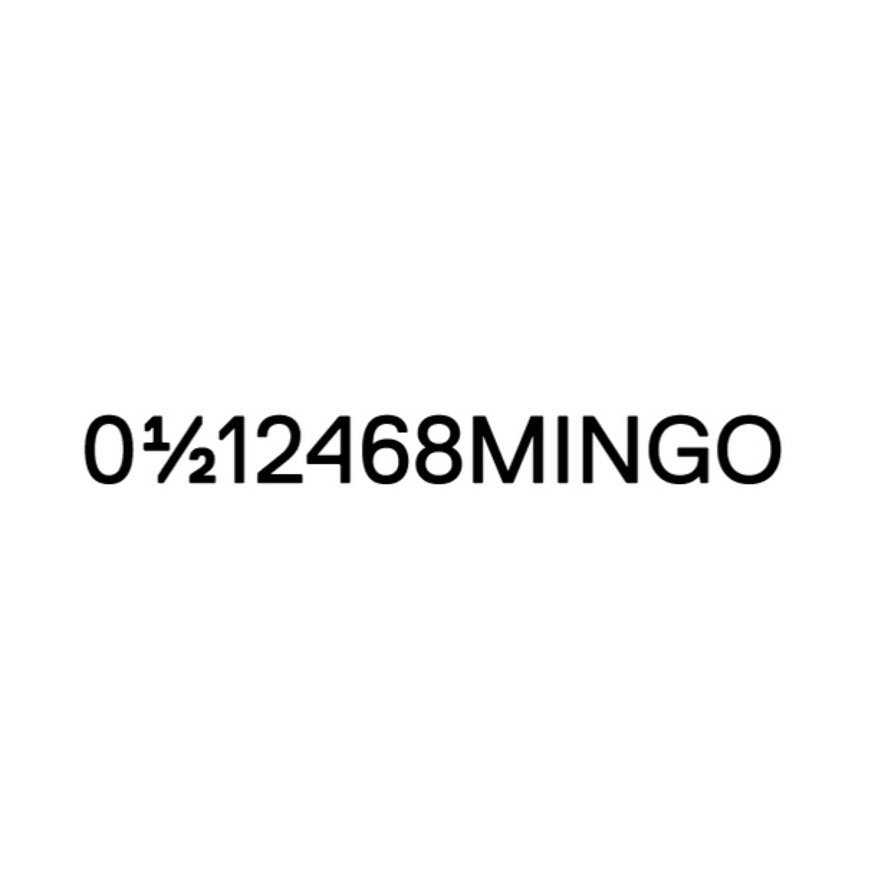 MINGO. 20aw