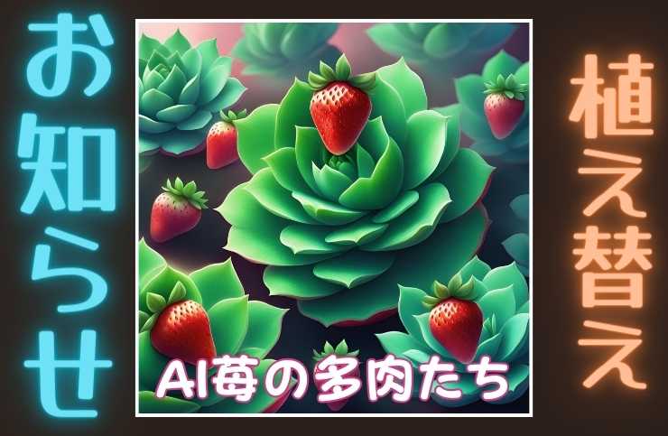 ポット苗の植え替えやカット苗をポット苗に変えゆきます！