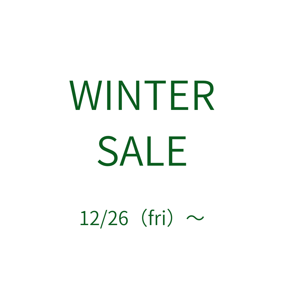 【12/26〜winter sale START！】