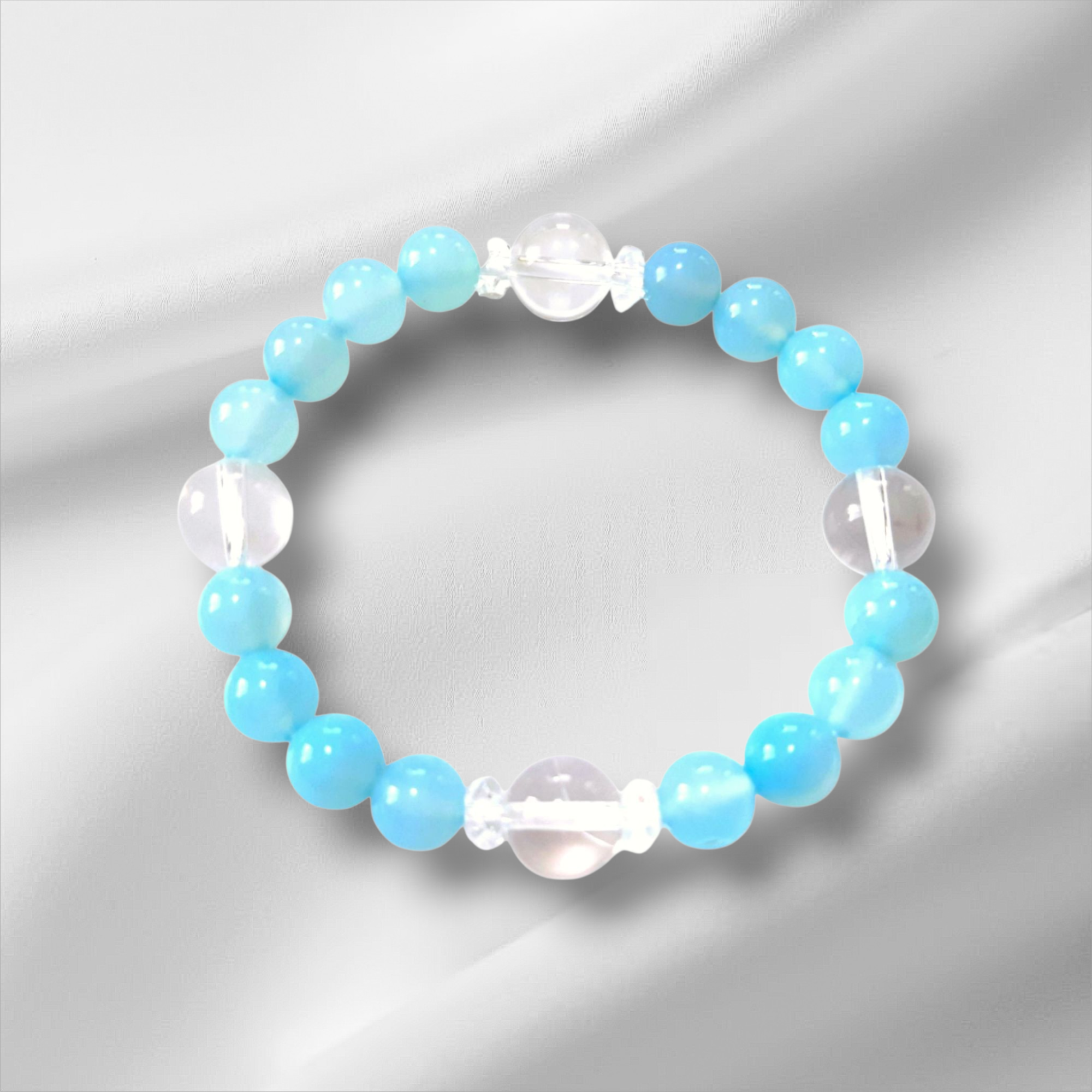 シーブルーカルセドニーブレスレット✨