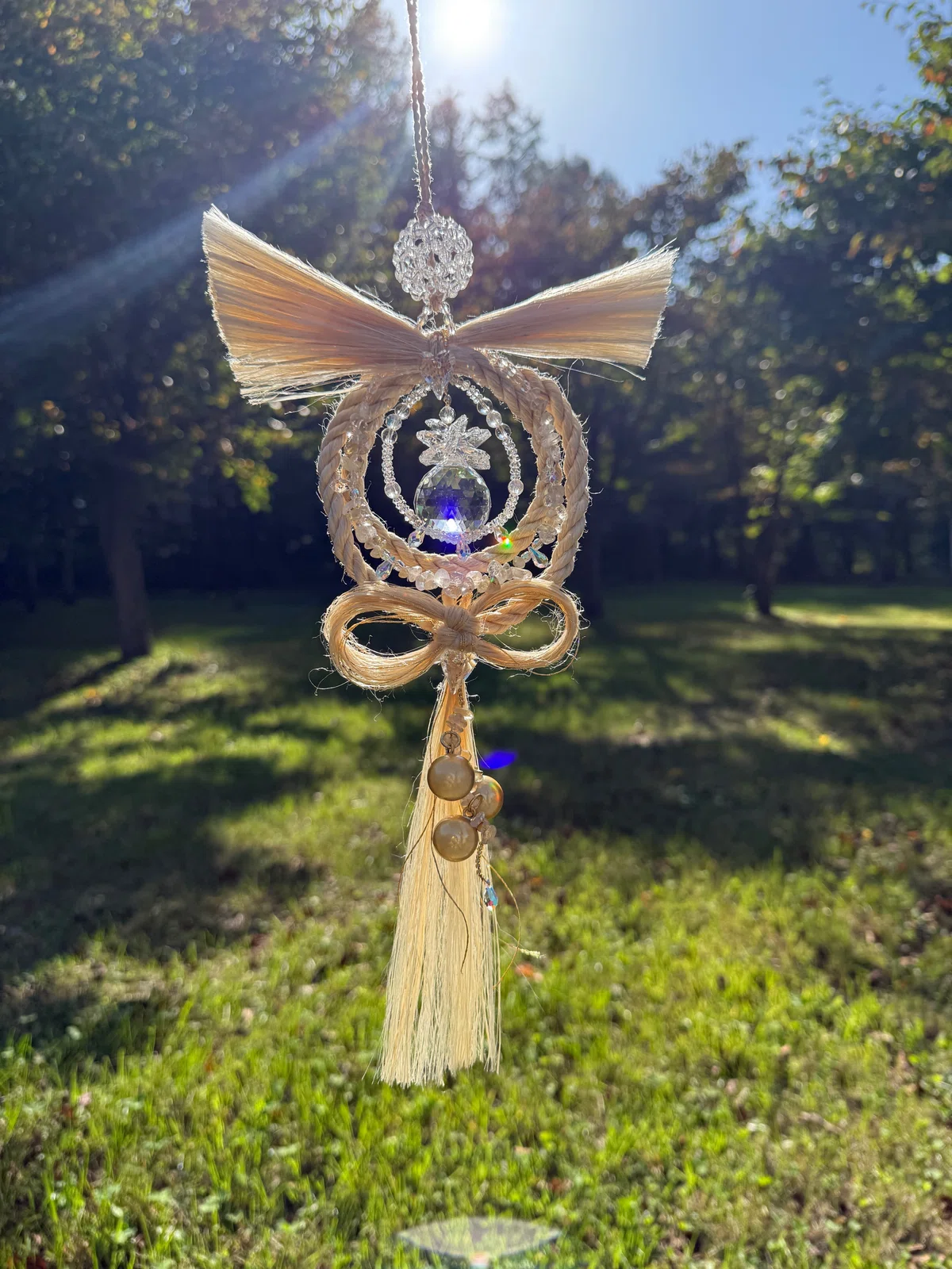 日本発祥Suncatcher©️コンテストで、生命のしずく〜しめ縄サンキャッチャー〜が最優秀賞を受賞