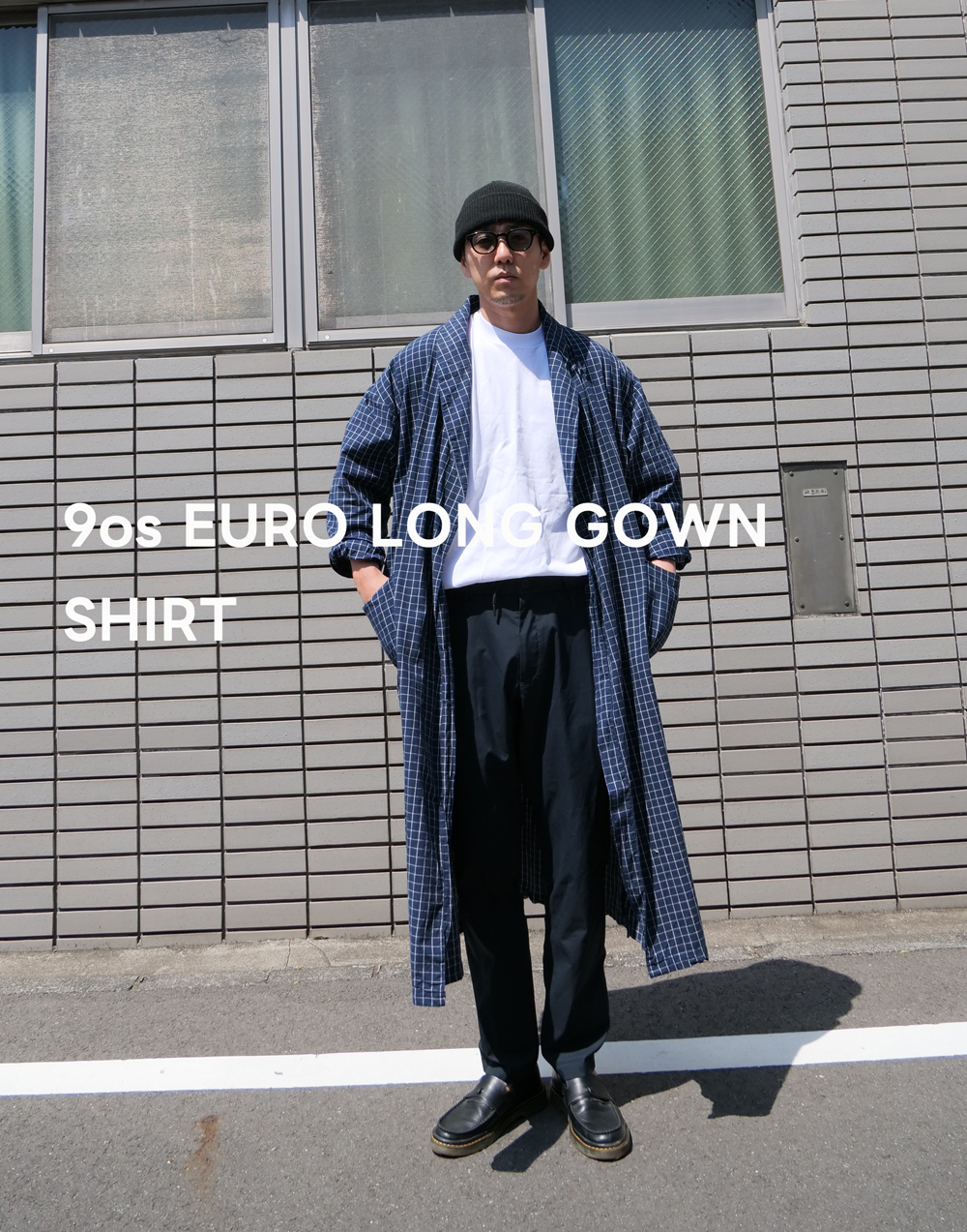 掲載アイテムでコーデ組んでみた企画！！90s long gown shirt
