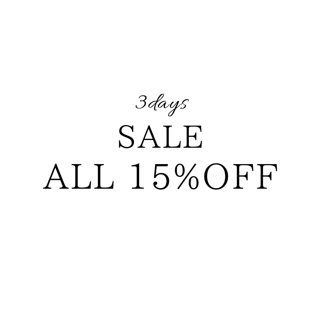 3days ALL 15%OFF SALE♡