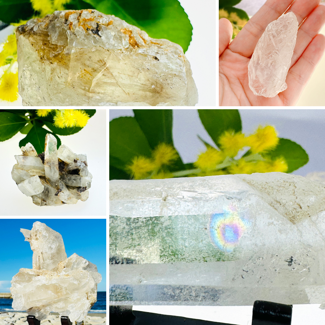 高千穂水晶の置石で、モヤモヤ気分をリフレッシュ
