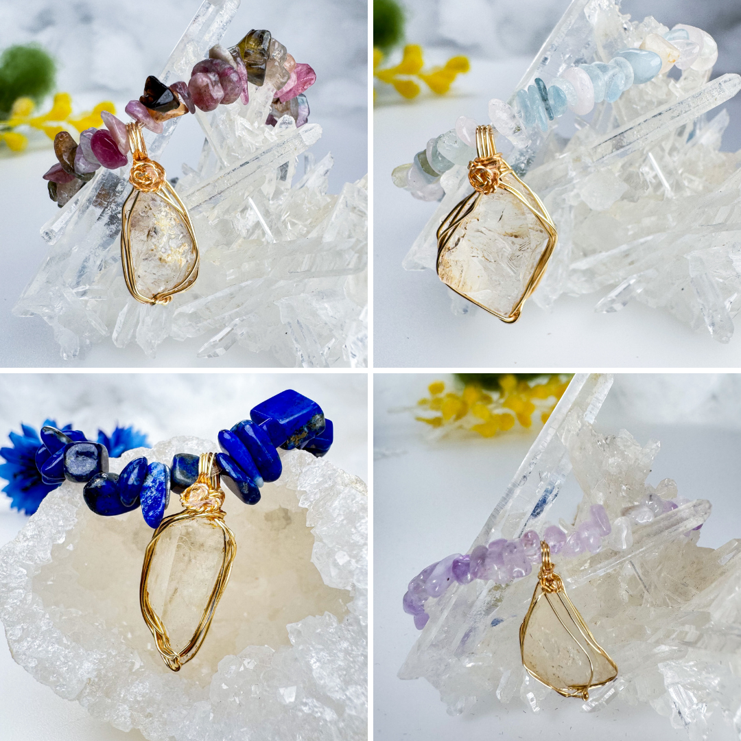 春の装いに、やさしく寄り添う高千穂水晶のブレスレット