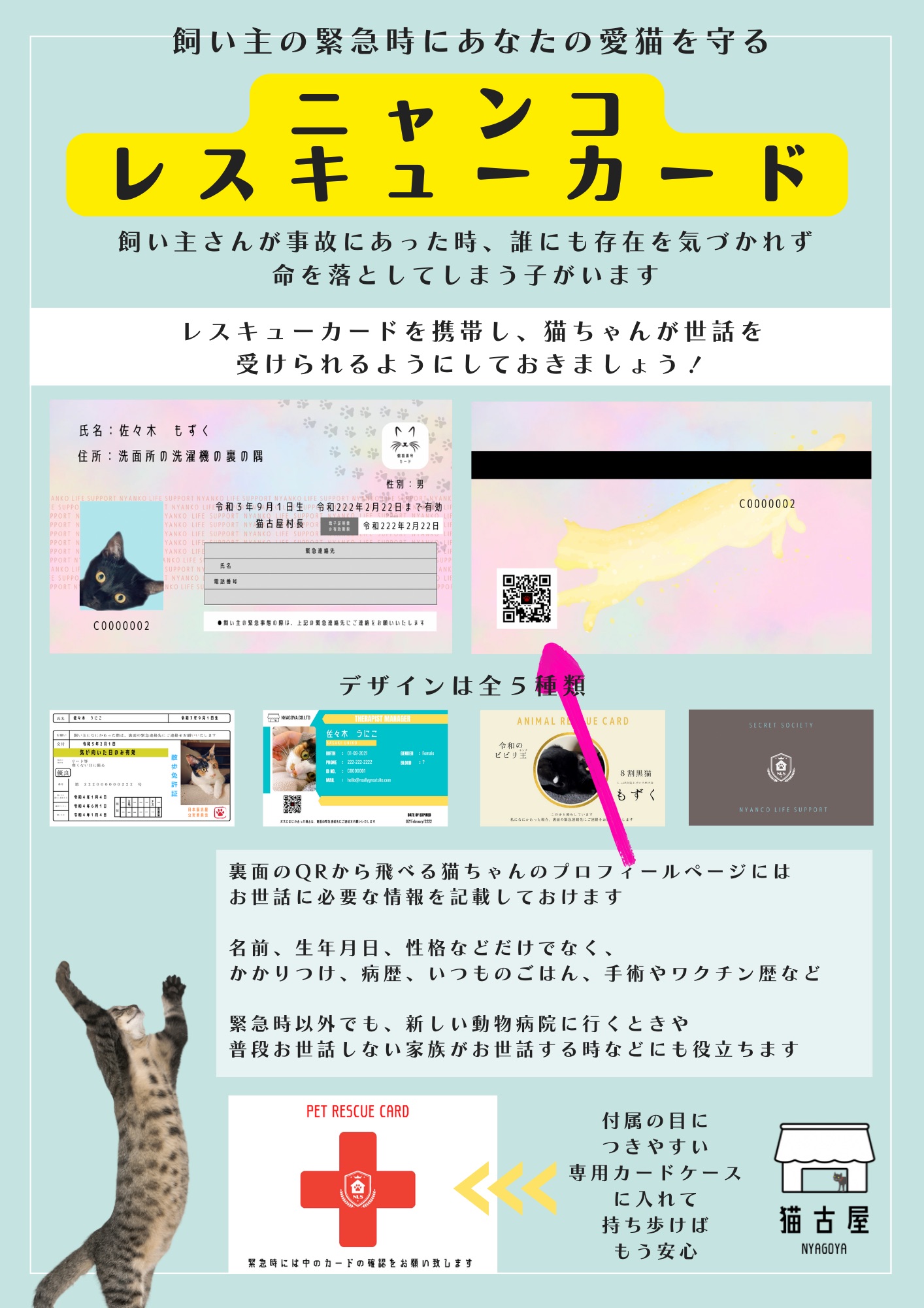 レスキューカードはNLSの入会資格証にもなっています