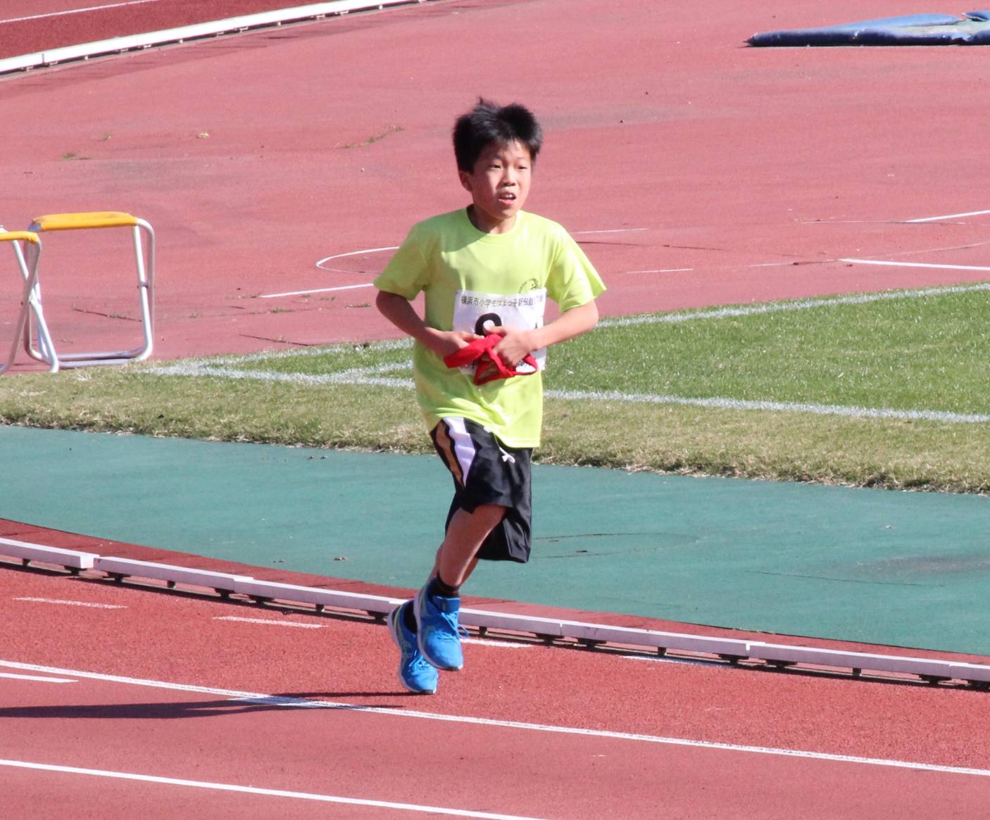 よこはま月例マラソン、1キロ部門で1位を獲りました