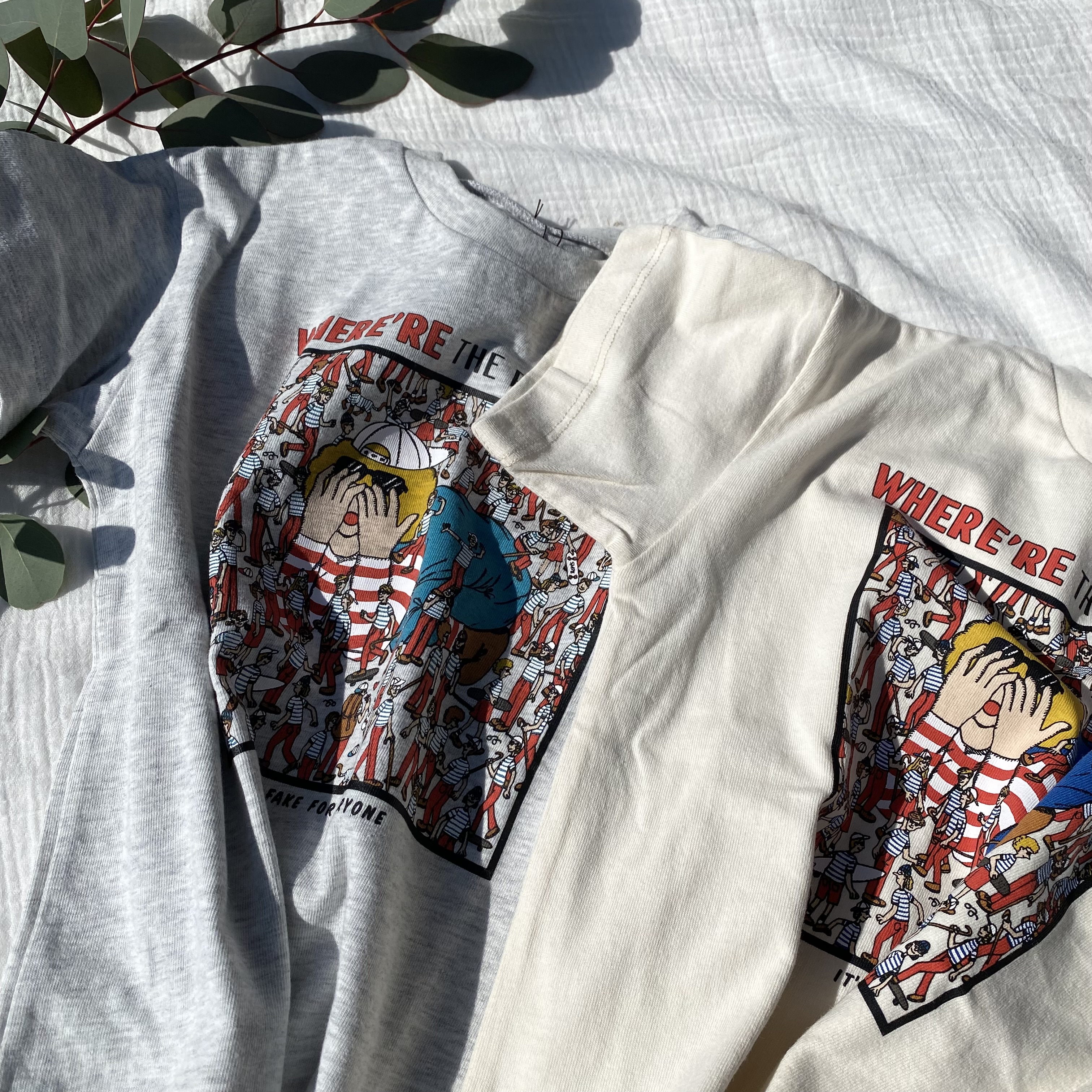 ウォーリー⁉️パロディーTシャツ届きました♡