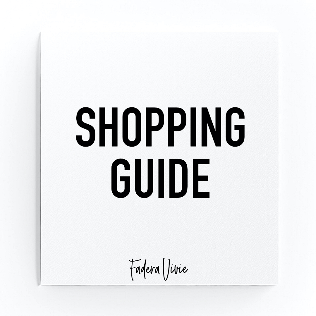 _ SHOPPING GUIDE _