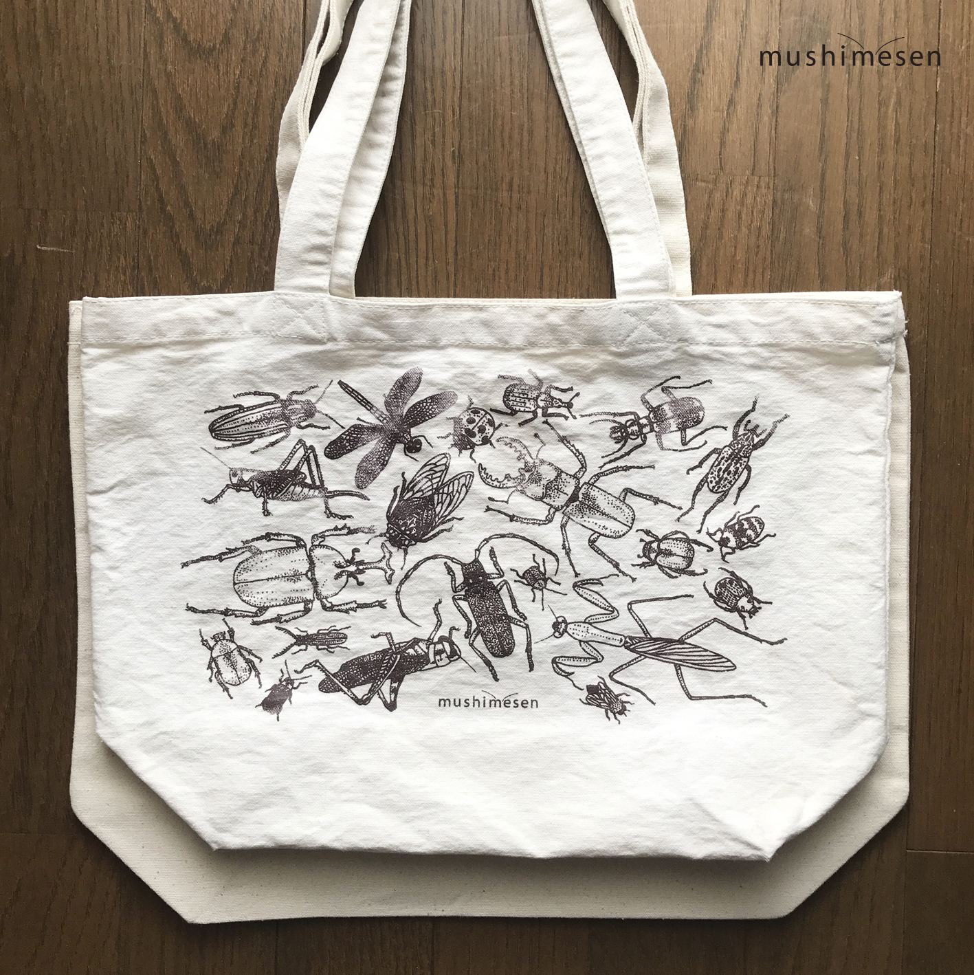 トートバッグを洗うと…