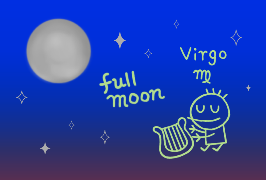 今日(3/3)はおとめ座の満月(皆既月食)