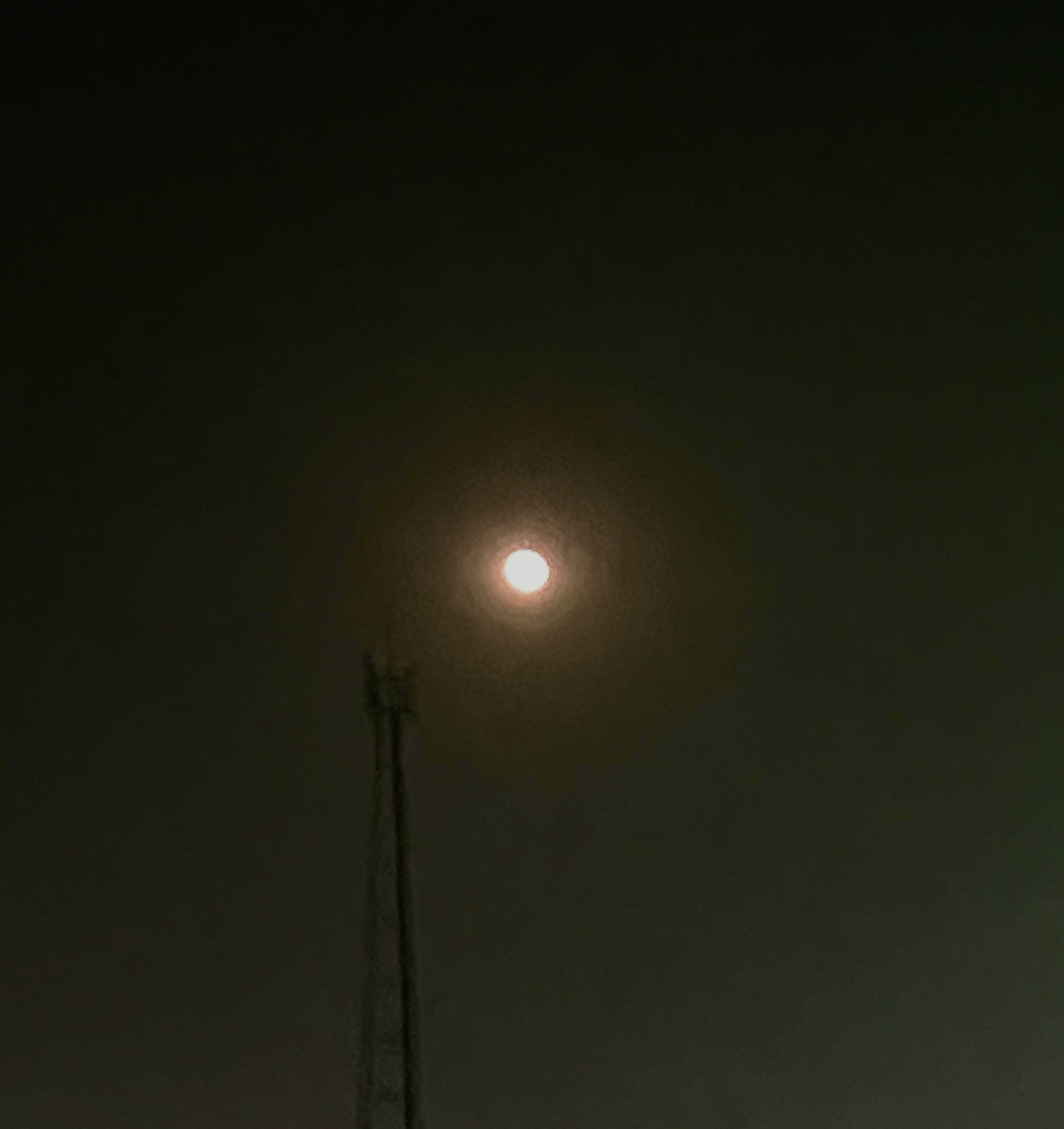 今日はてんびん座の満月(半影月食)