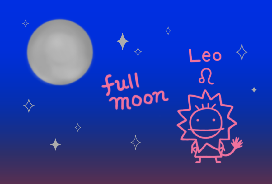 明日（2/2）はしし座の満月