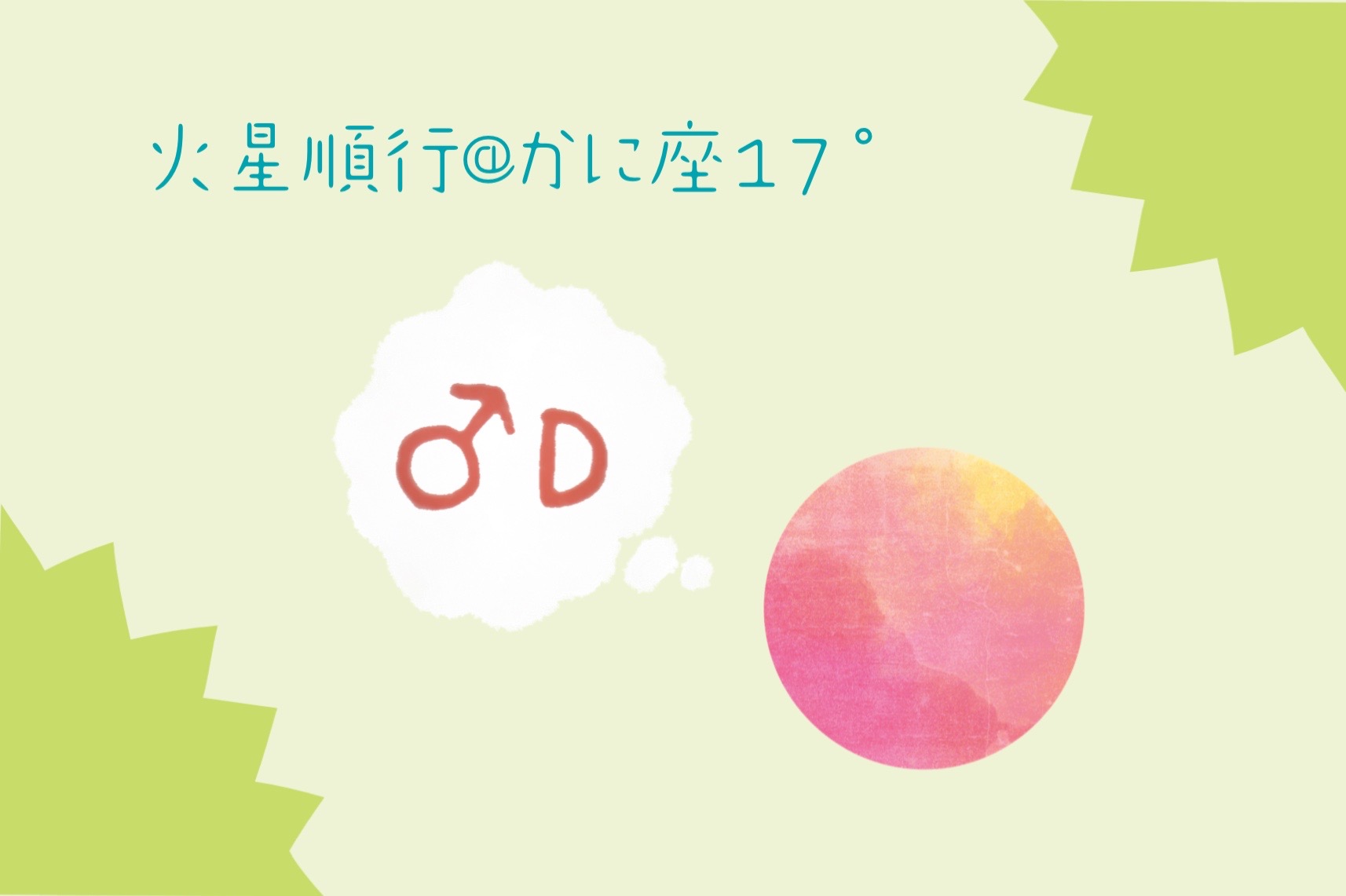 2/24から火星順行