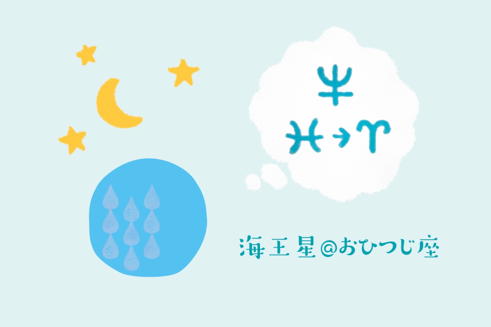 明日（1/27）から海王星がおひつじ座へ