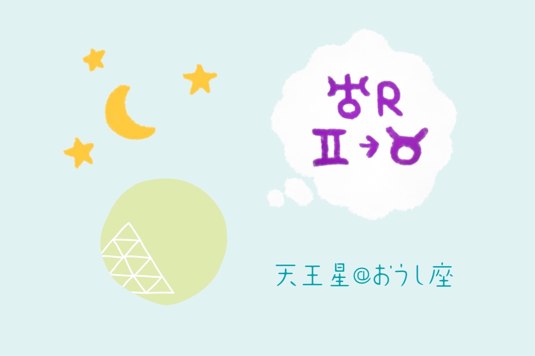 11/8に天王星(逆行中)がおうし座へ