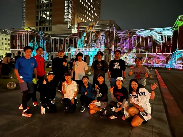 プロジェクションマッピングを見にお出掛けRun