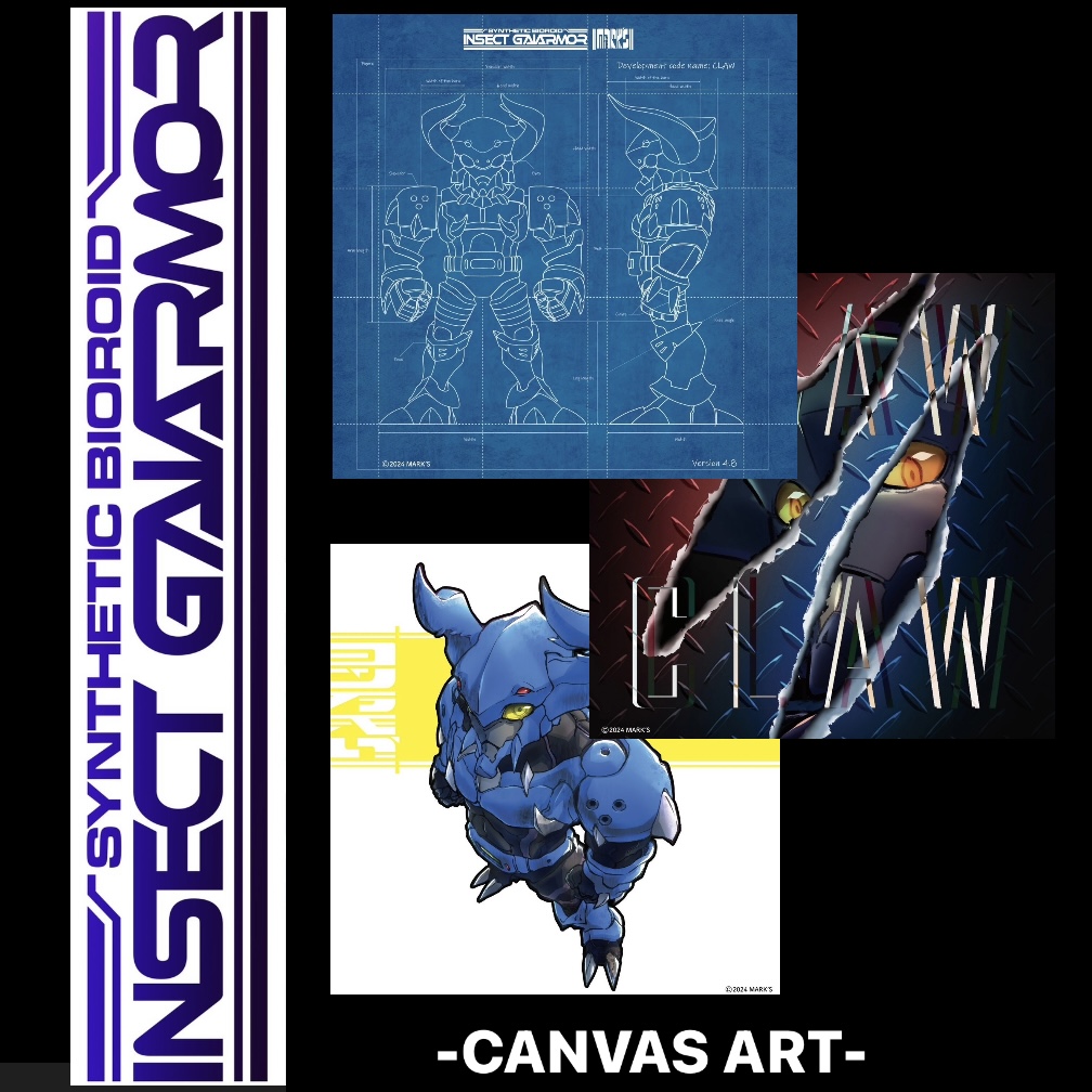 CLAWのキャンバスアート受注開始！