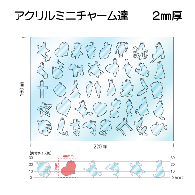 アクリルミニチャーム達がやってきました♪