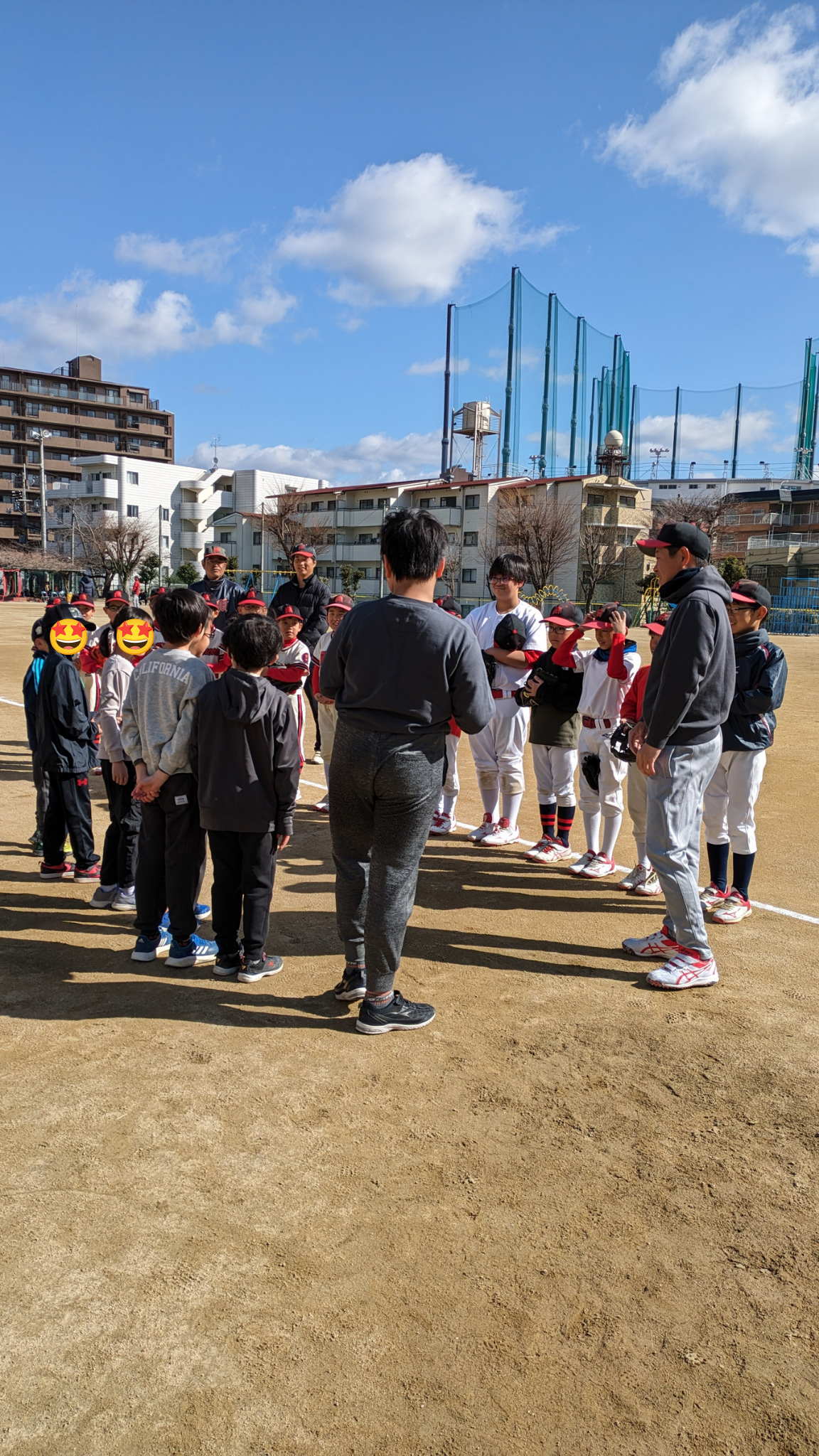 ３月の野球体験会