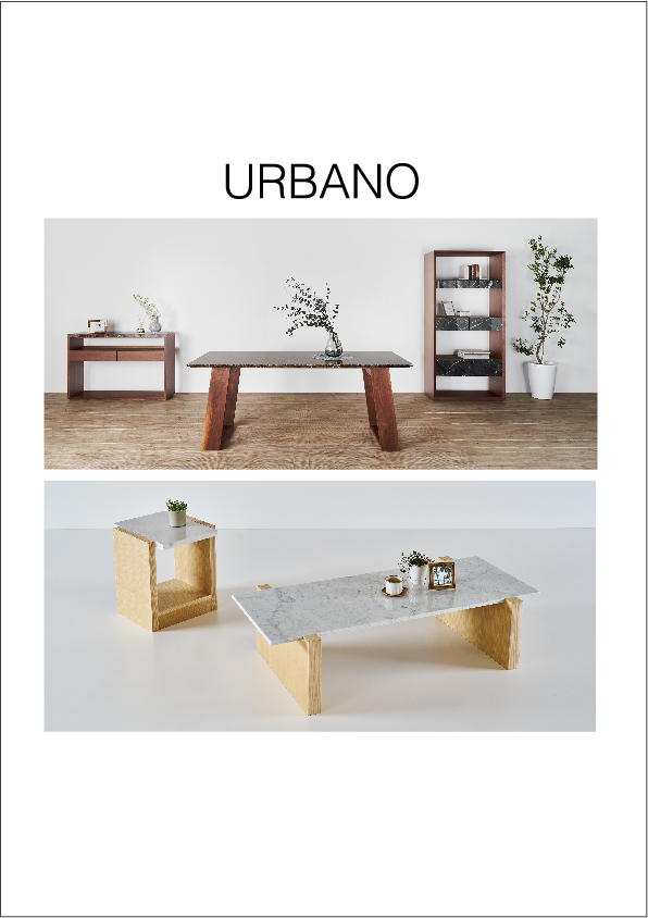 大理石家具「URBANO」・インテリア小物「shinabel」シリーズのPDFカタログのダウンロード
