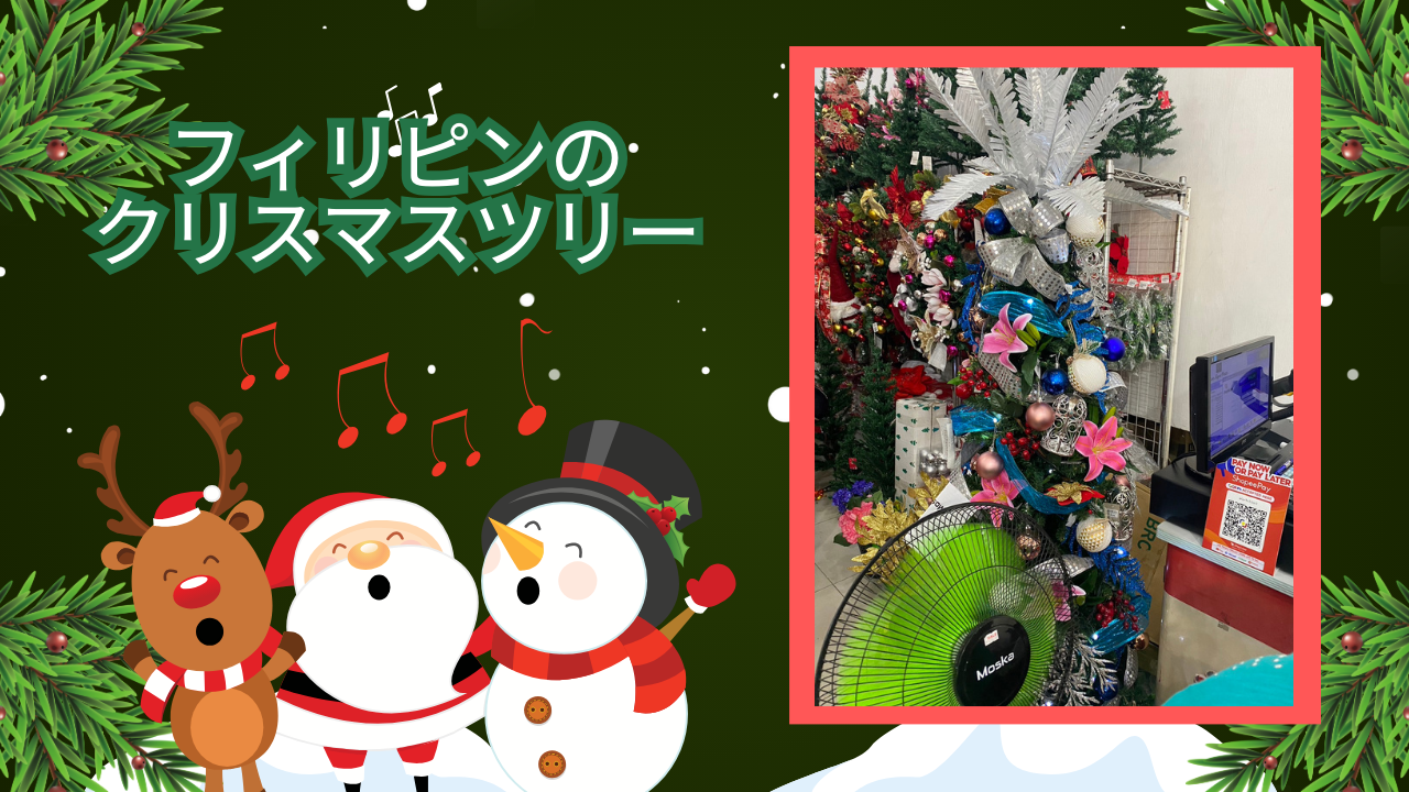 フィリピンのクリスマスツリー🎄