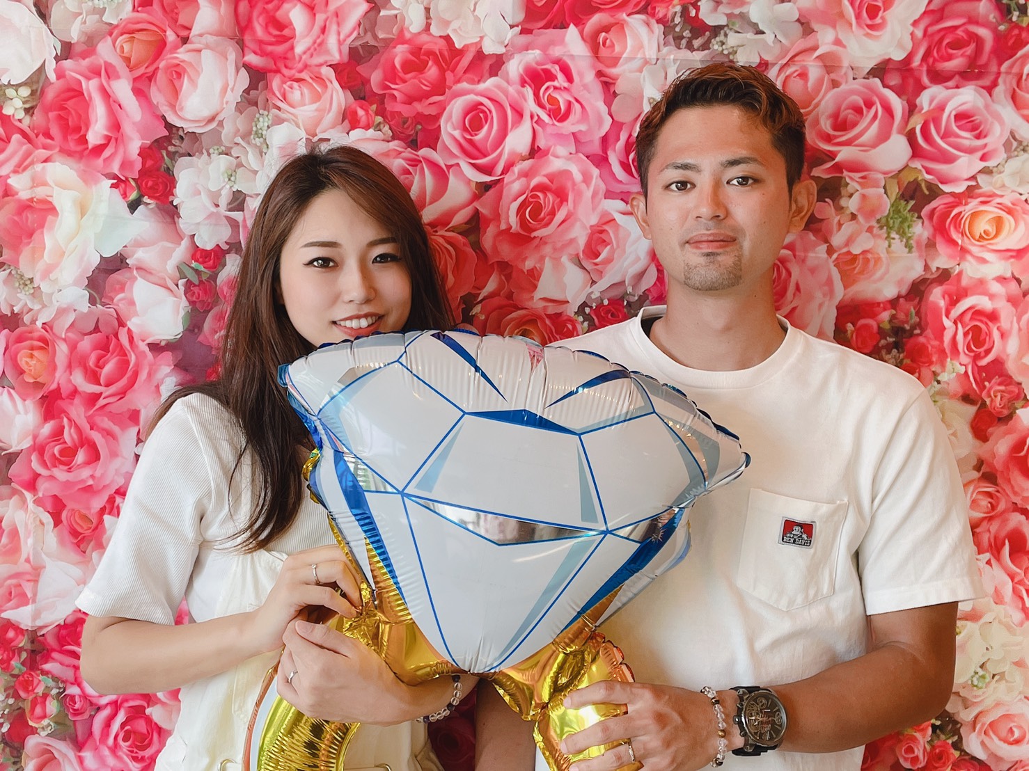 沖縄 結婚指輪 婚約指輪 ジュエリーサキマ那覇店 結婚指輪お受け取り