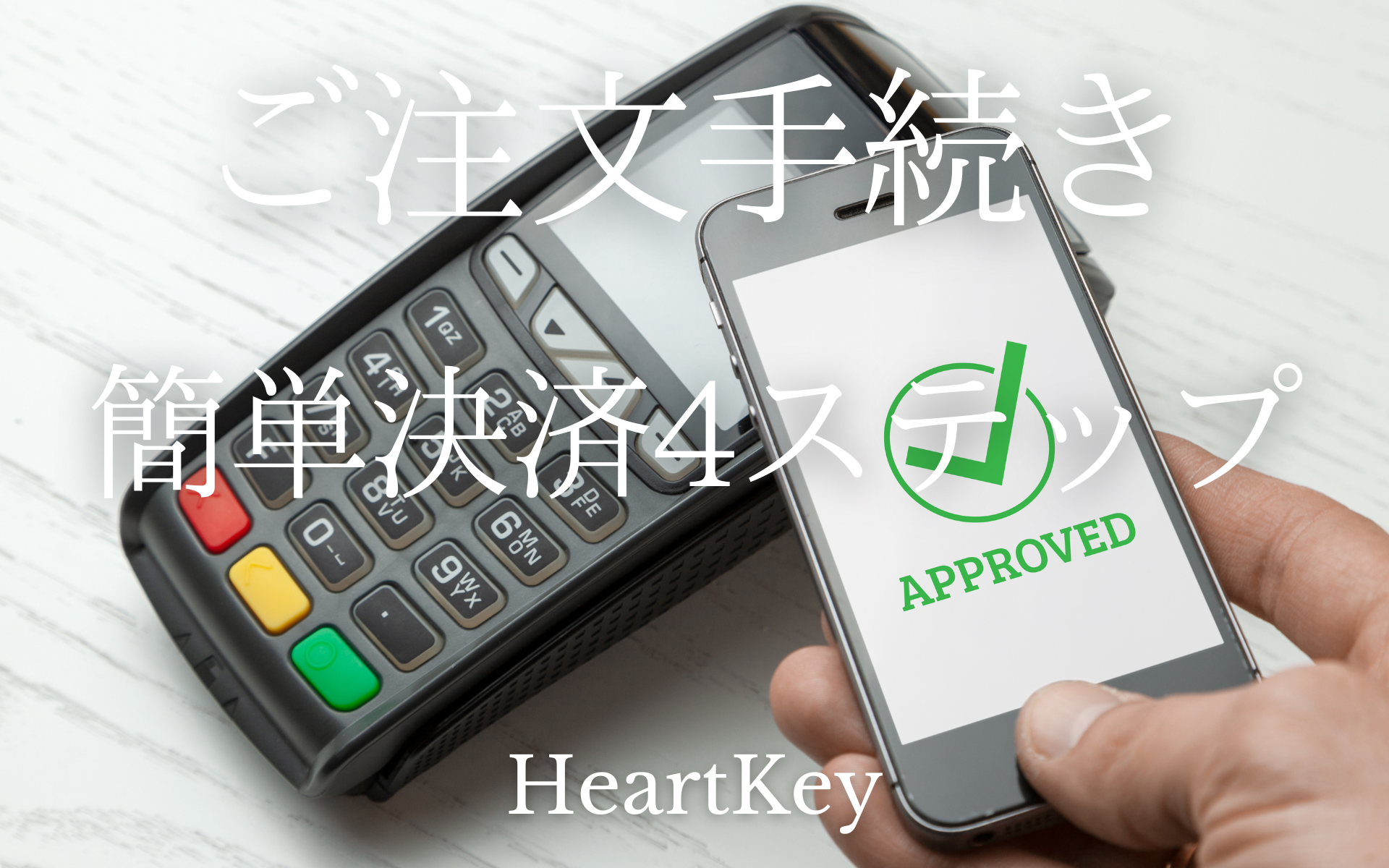 ご注文手続き（かんたん決済4ステップ）のご案内