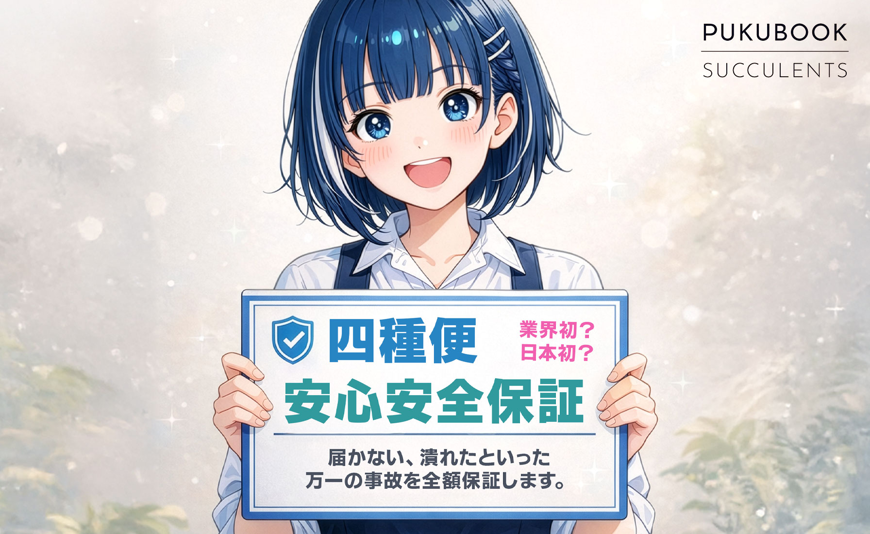 業界初？ 日本初？ 「保障付き四種便」をはじめます！