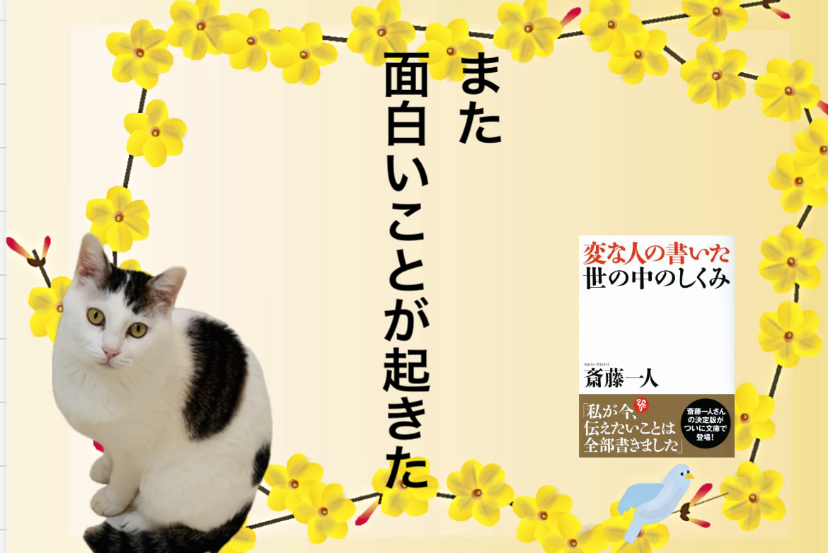また面白いことが起きた